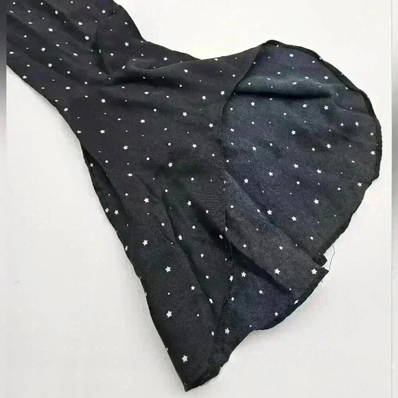 The Edit by Seventeen Junior's Size 7 Black Bell Sleeve with Lace Up Front Dress - Picture 8 of 11